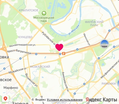 На карте