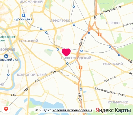 На карте