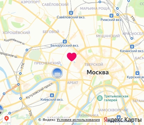 На карте