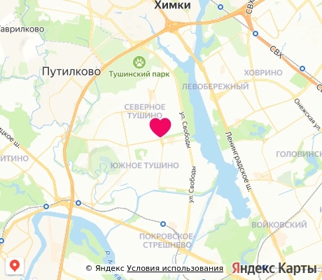 На карте