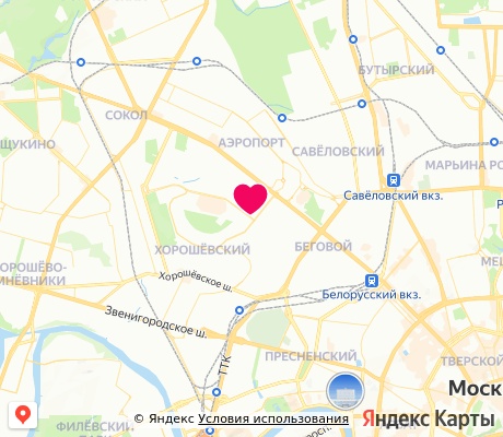 На карте