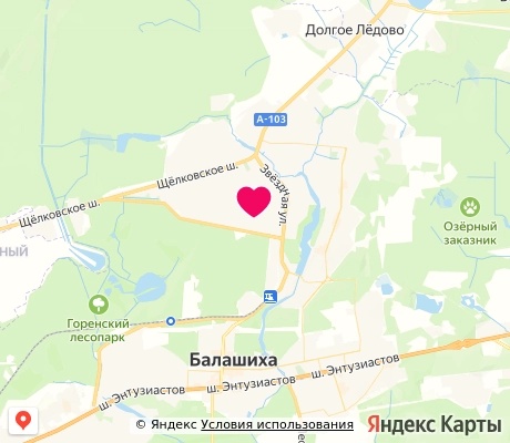 На карте