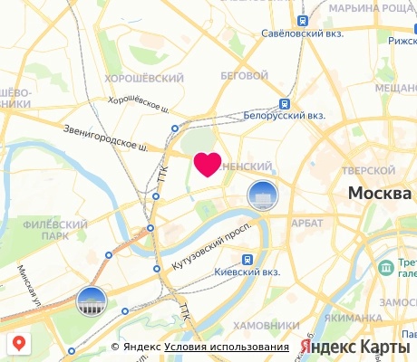 На карте