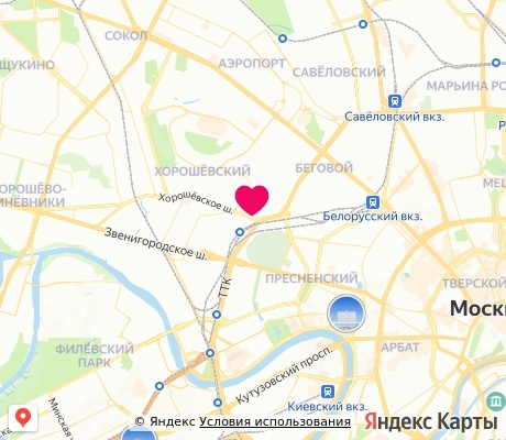На карте