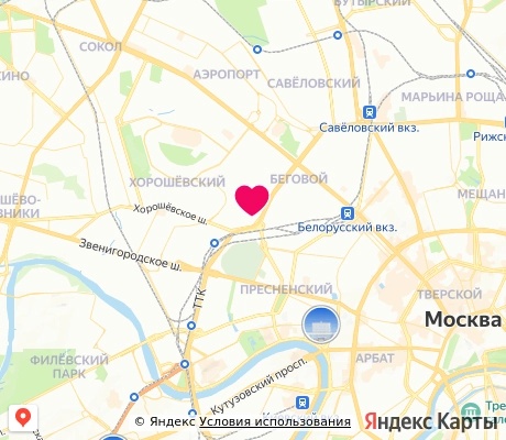 На карте
