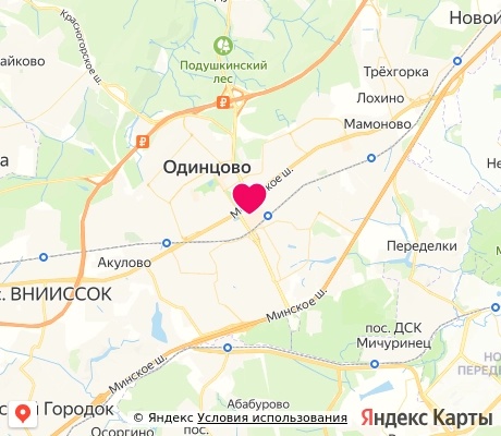 На карте