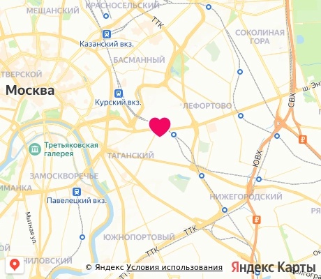 На карте