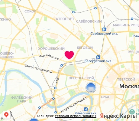 На карте