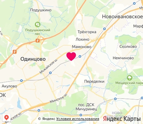 На карте