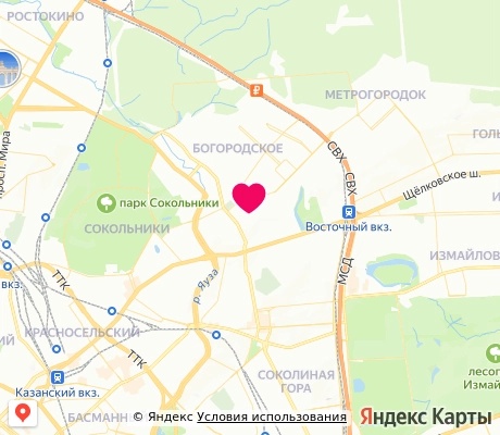 На карте