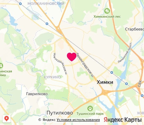 На карте