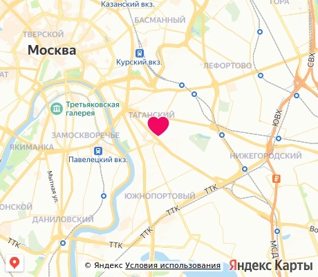 На карте
