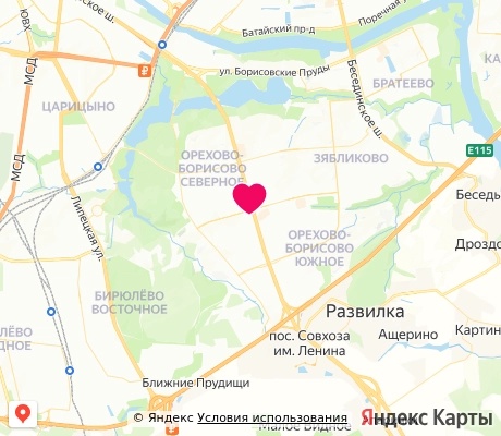 На карте
