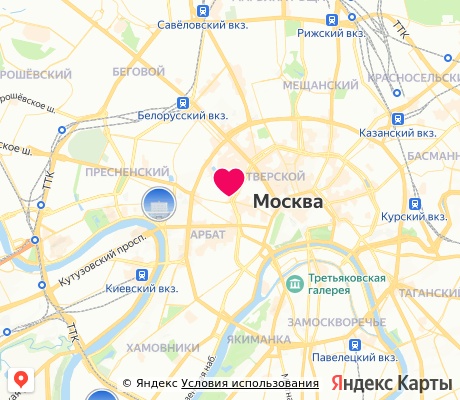 На карте