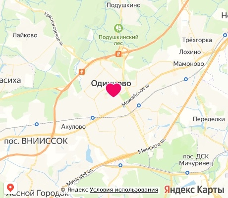 На карте