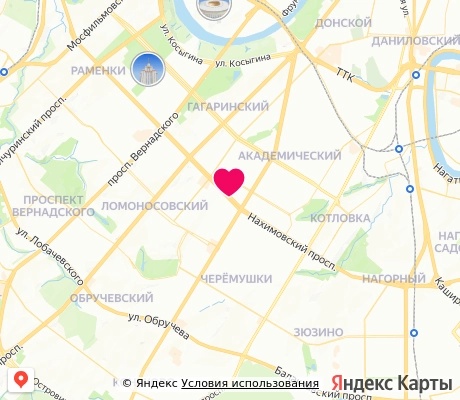 На карте