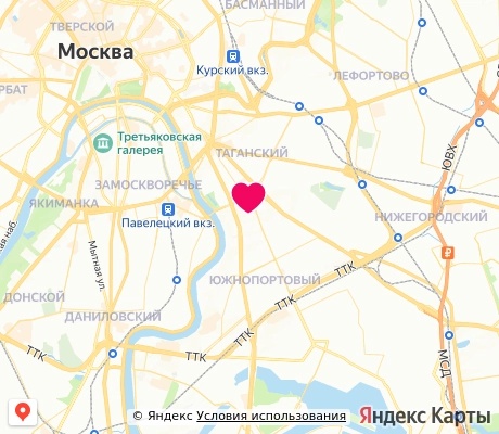 На карте