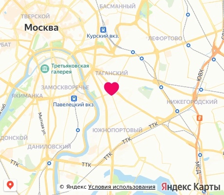 На карте