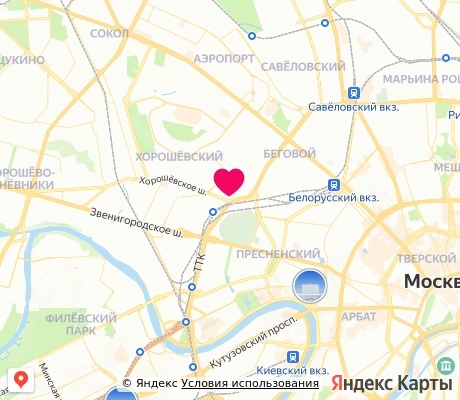 На карте