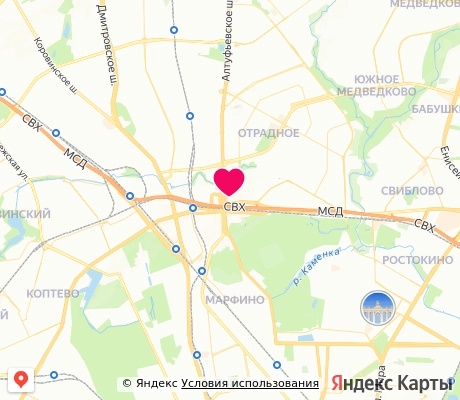 На карте
