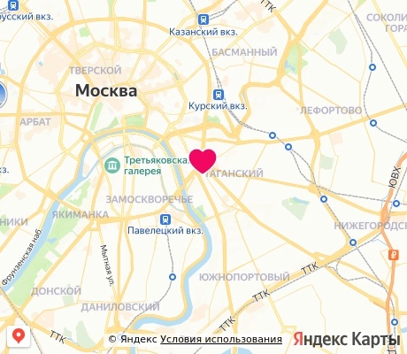 На карте