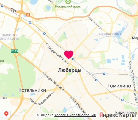 На карте