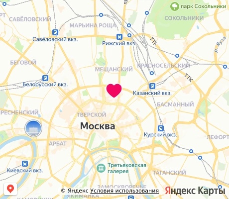 На карте