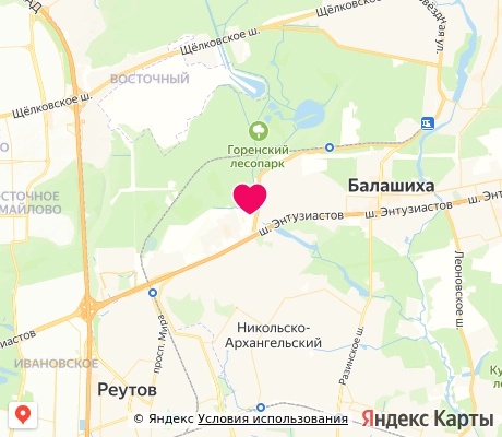 На карте