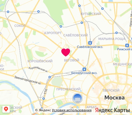 На карте