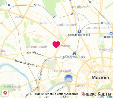 На карте