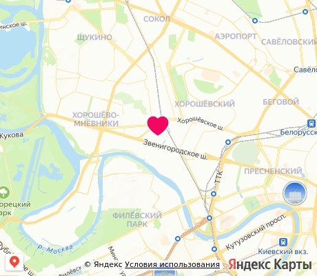 На карте