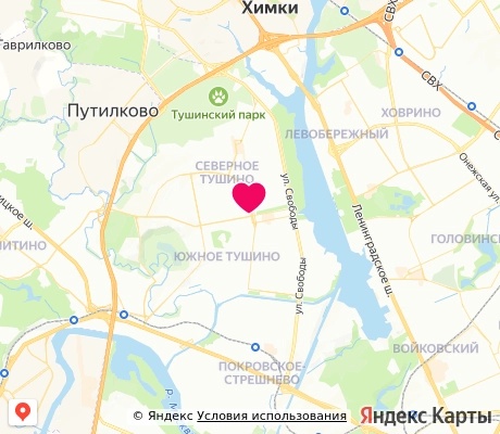 На карте