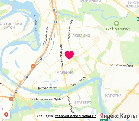На карте
