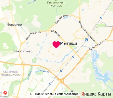 На карте