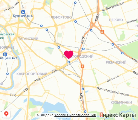 На карте