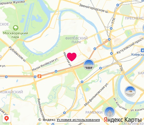 На карте