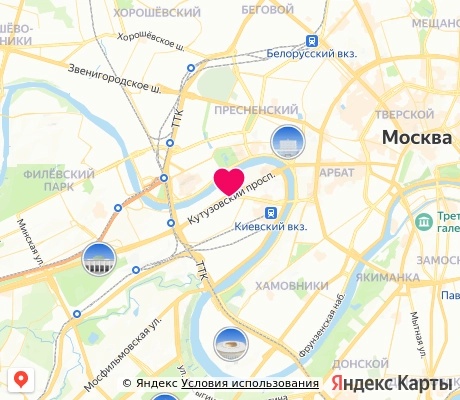 На карте