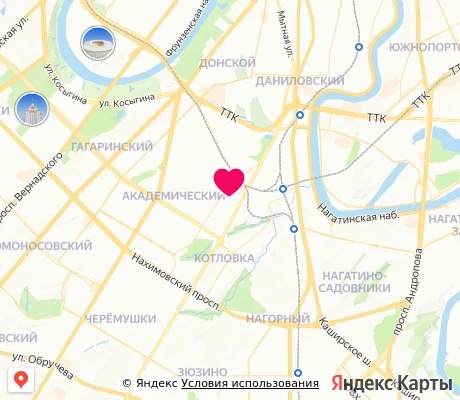 На карте