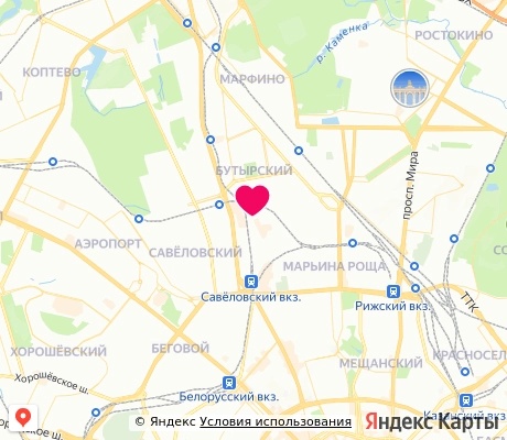 На карте