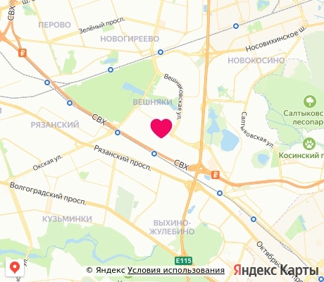 На карте