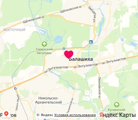 На карте