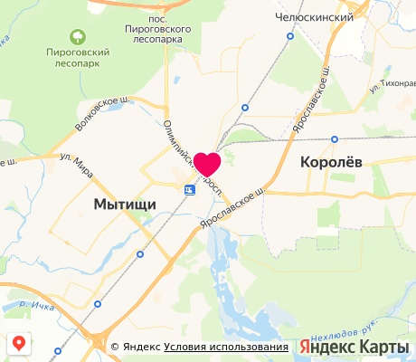 На карте