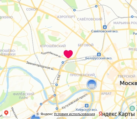 На карте