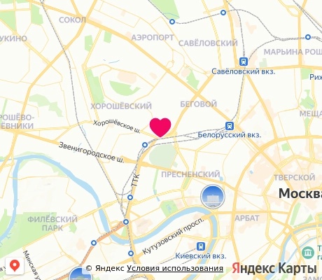 На карте