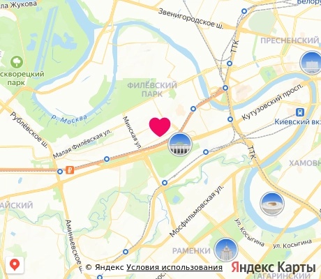 На карте