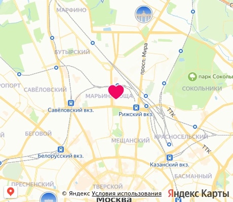 На карте