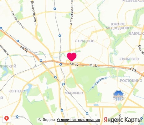 На карте