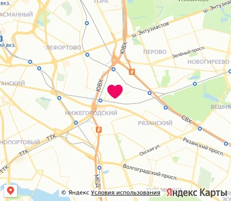 На карте
