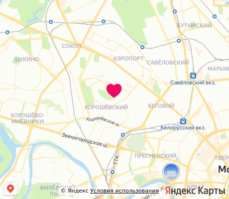 На карте