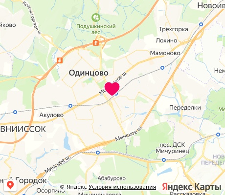 На карте